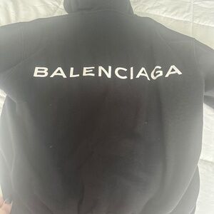 Balenciaga black hoodie